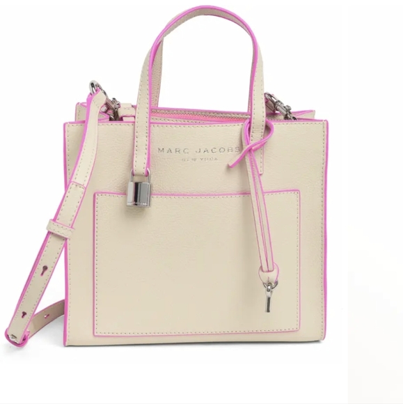 Marc Jacobs Bags Marc Jacobs Mini Grid Leather Crossbody Tote Bag